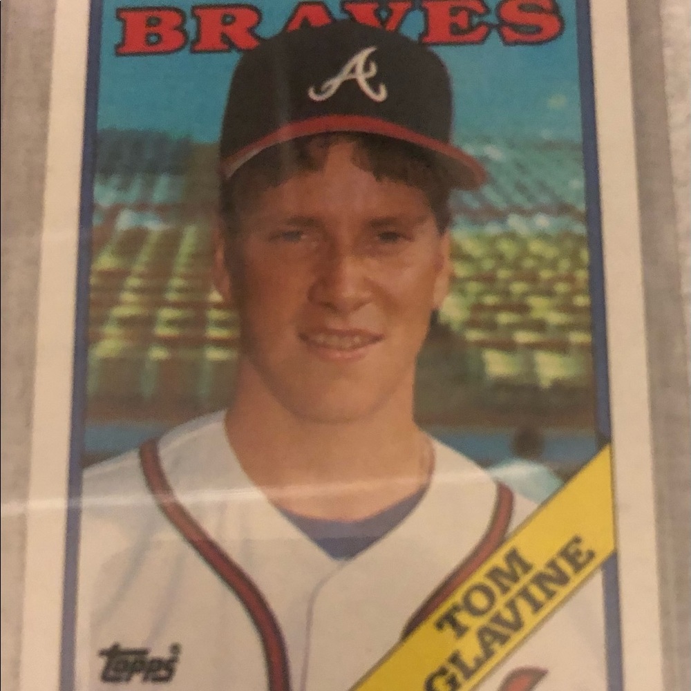 Topps Tom Glavine Rookie card 779